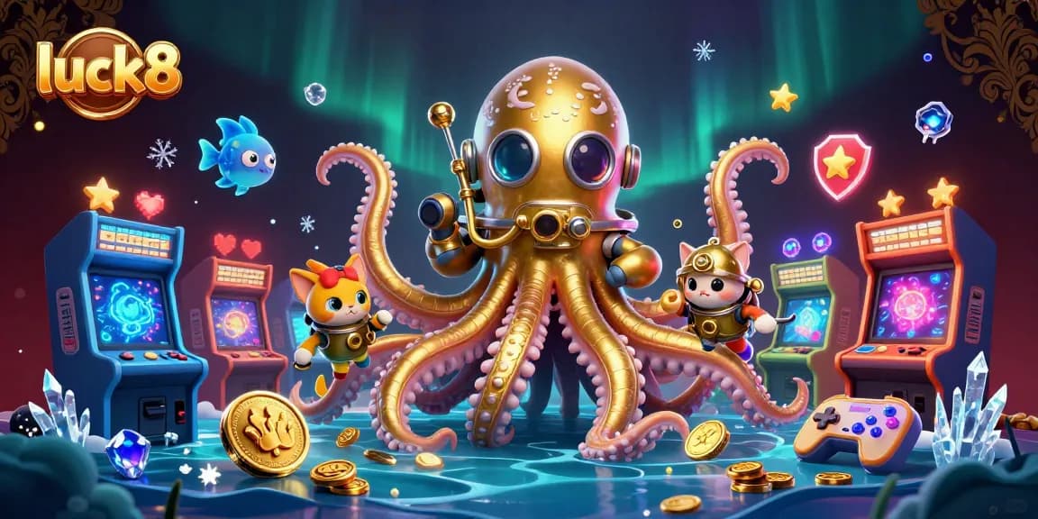 Experience thrilling gaming action at luck8 with vivid characters and dynamic casino elements.