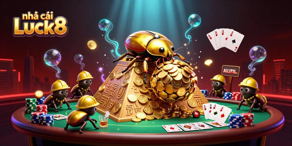 Experience the excitement of nhà cái Luck8 with a whimsical 3D casino adventure.