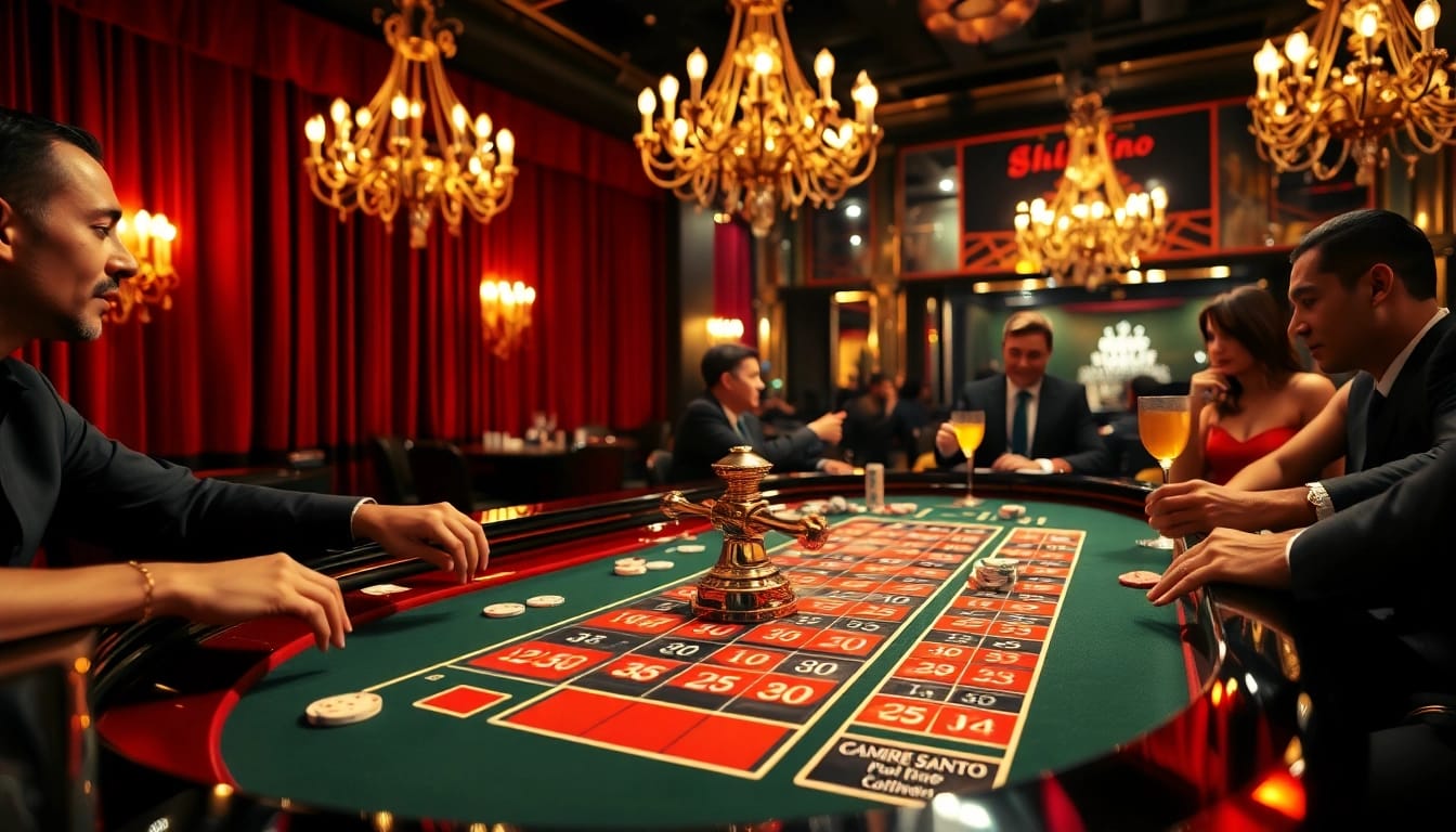 Spannende Spielsituation bei casinospiele.de mit Spielern am Roulettetisch.
