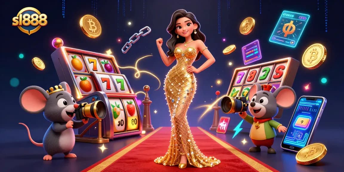 Experience sl888 jackpot fun with vibrant slot elements and dazzling 3D casino effects.