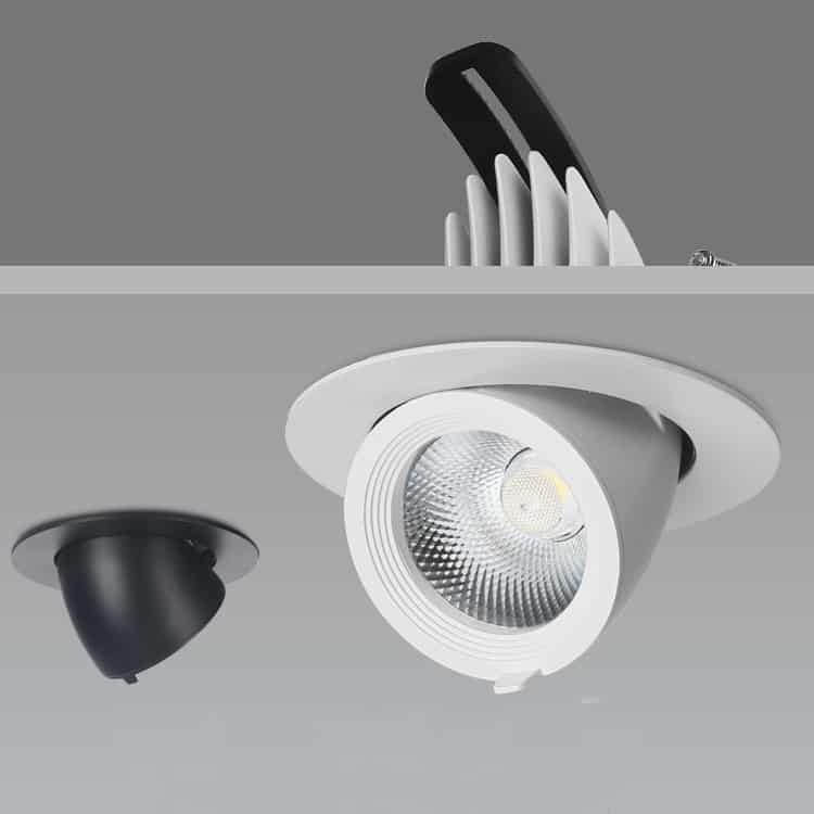 Schlanke Brillanz: Räume mit Aufbau-Downlights beleuchten