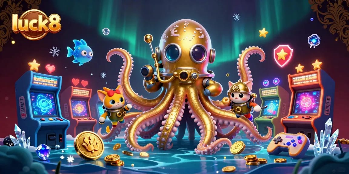 Experience thrilling gaming action at luck8 with vivid characters and dynamic casino elements.