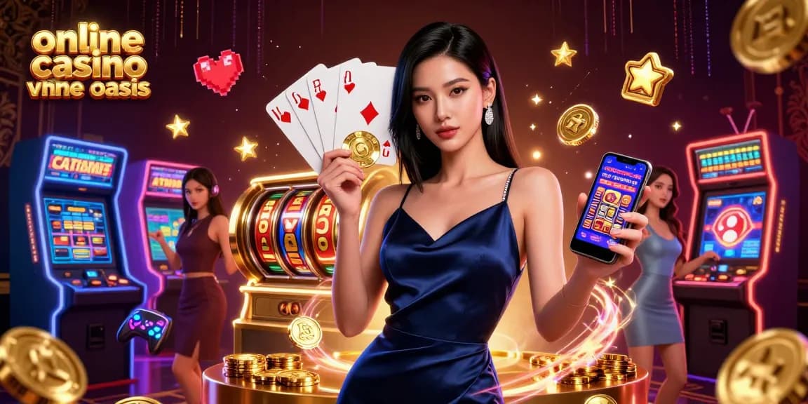 Experience the excitement of online casino ohne oasis with vibrant gaming elements and stylish characters.