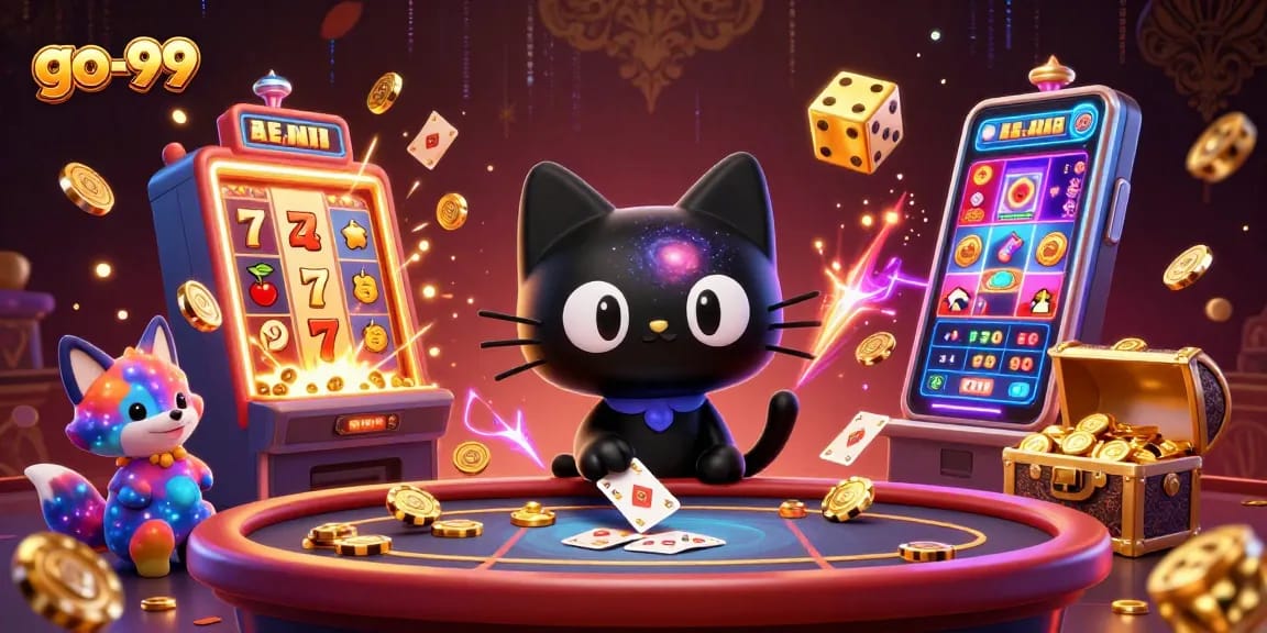 Experience the excitement of go-99's cosmic casino with dynamic games and a jackpot explosion.