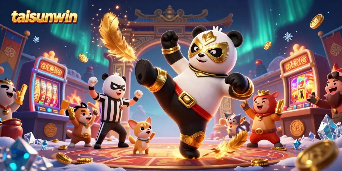 Engage with taisunwin in an electrifying casino scene featuring dynamic characters and vibrant elements.