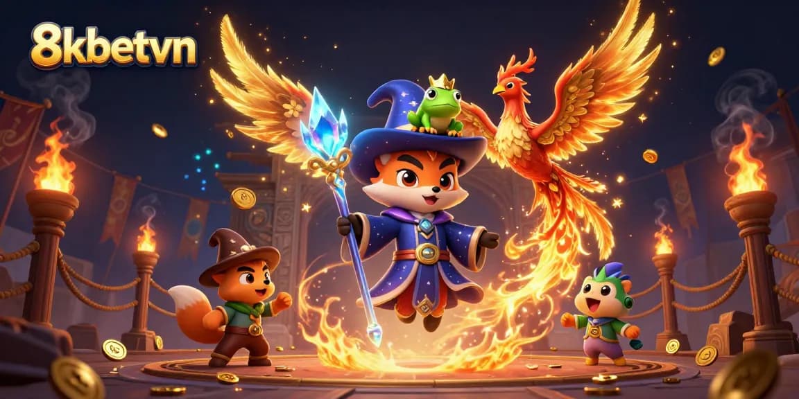 Experience thrilling gameplay with 8kbetvn's vibrant casino atmosphere featuring mystical elements.