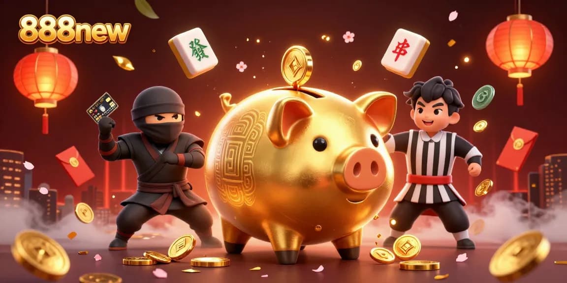 Experience thrilling gameplay at 888new with lively characters and gold-enriched visuals.