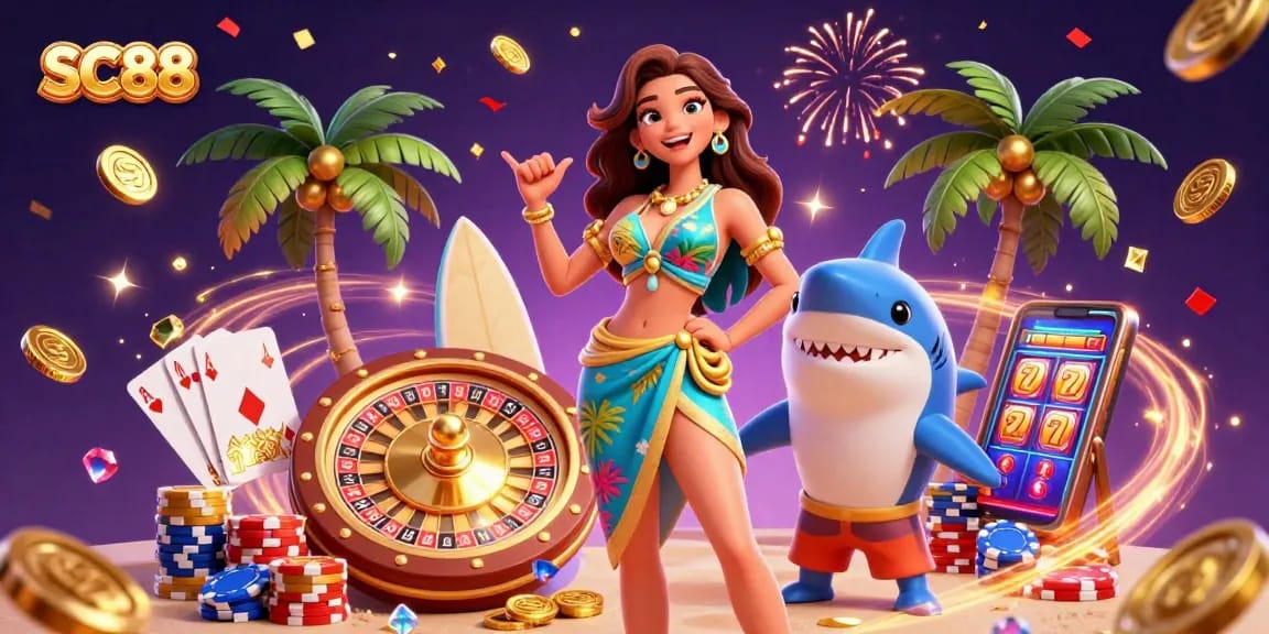 SC88 offers exhilarating slot experiences with vibrant visuals and dynamic gaming elements.