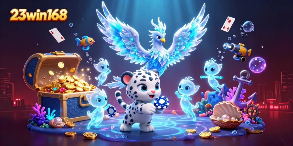 Experience exciting gaming at 23win168 with dazzling casino visuals and dynamic scenes of lucky plays.