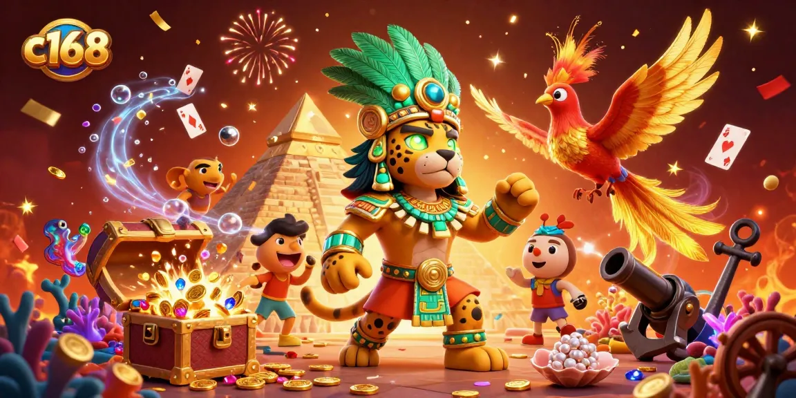 Experience the thrilling world of c168 casino featuring vibrant Mayan characters and rich gaming elements.