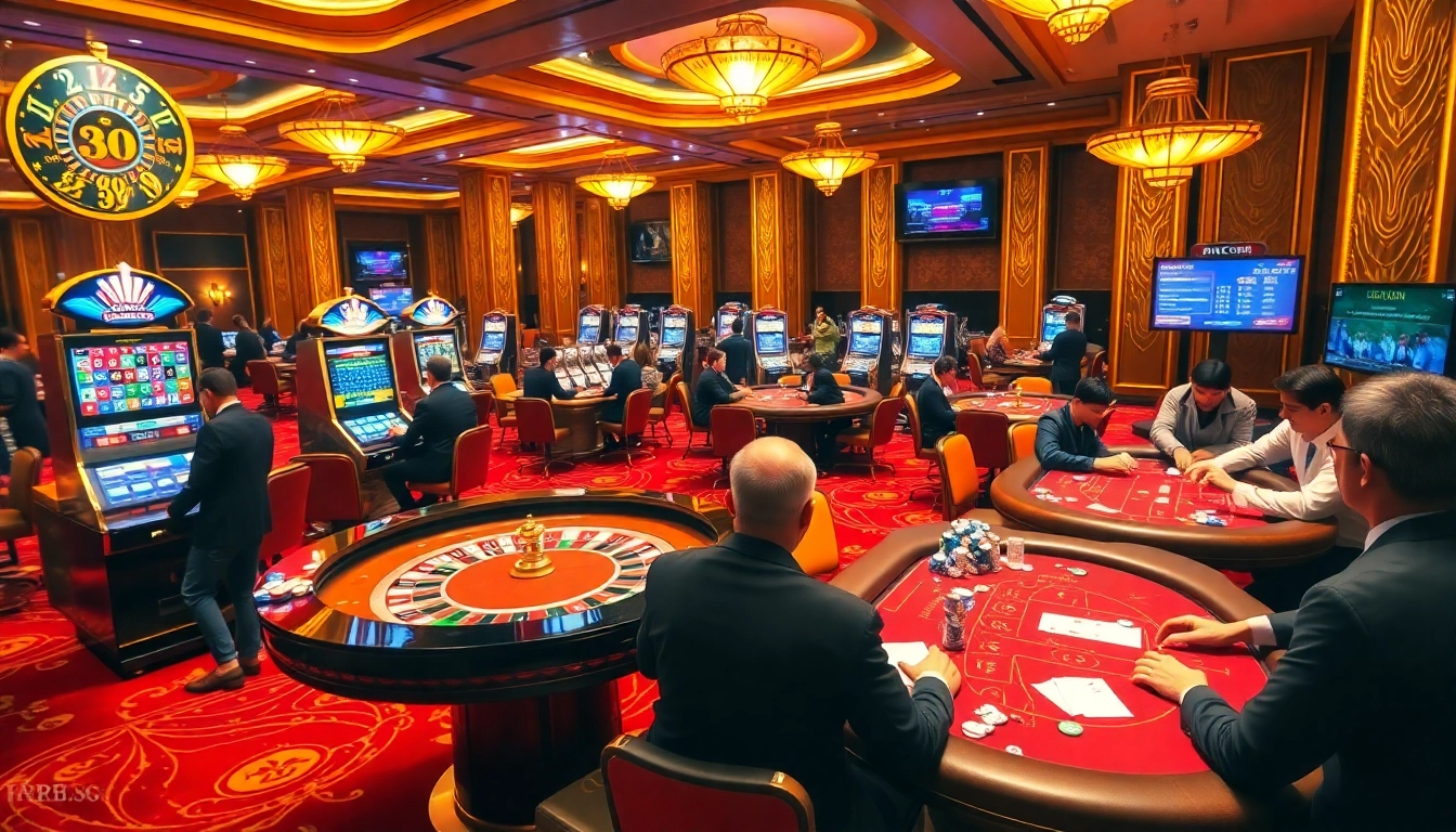 Players strategizing at a roulette table in a luxurious casino scene at https://rr88.se.net/.